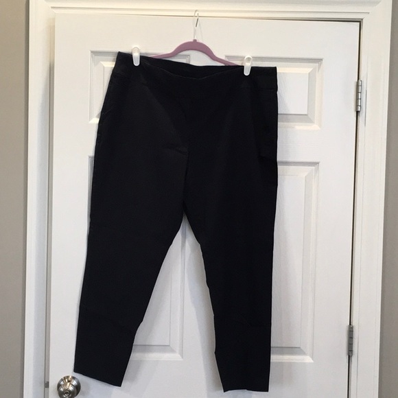 CJ Banks Pants - CJ Banks Stylish Ankle Pants - Plus Size Navy